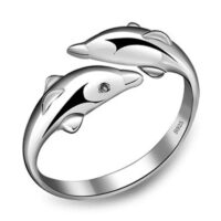 Bague Dauphin en Argent Sterling S925