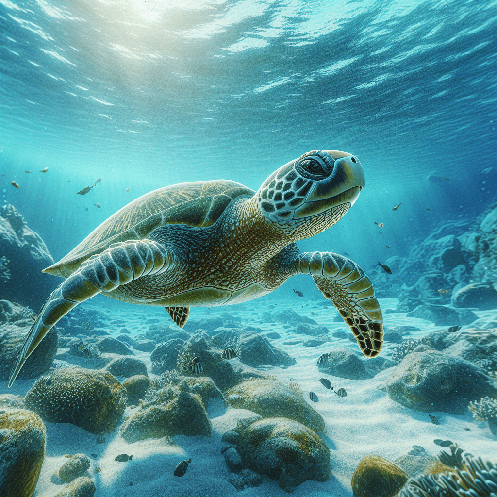 🔎 Fiche espèce : Tortue verte (Chelonia mydas)